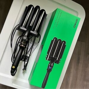 Amika Triple Barrel Black Hair Styler